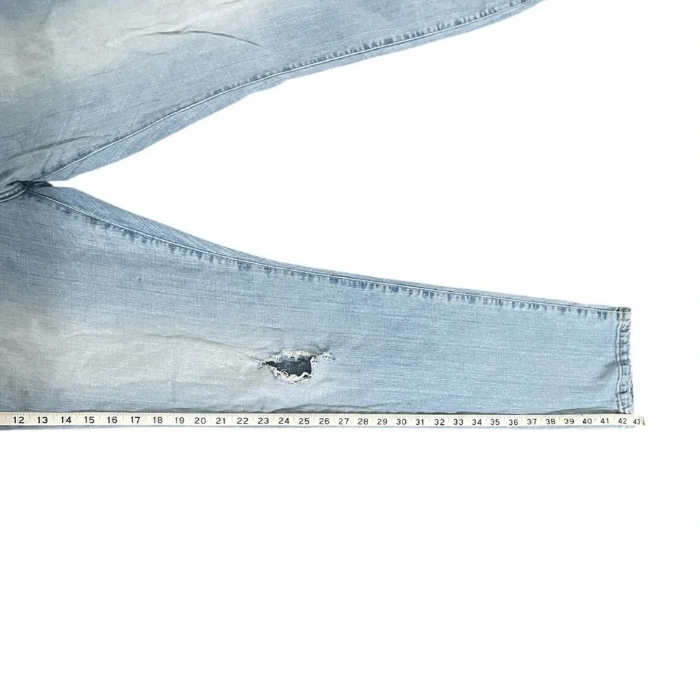 Tommy Hilfiger Denim Rip Blue Jeans Wais 38